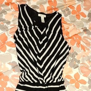 White House Black Market Sleeveless Dress Sz L